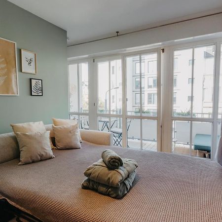 Traber Apartments Im Herzen Leipzigs Balkon Parkplatz Екстер'єр фото